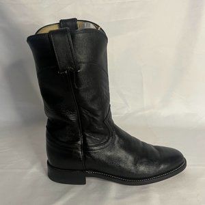 Justin L3703 Women’s Black Western Cowboy Boots 6B